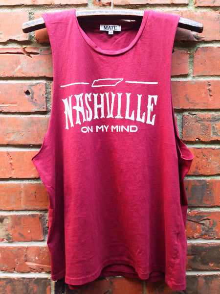 | MATE the label | 'nashville' tank - dainty lion