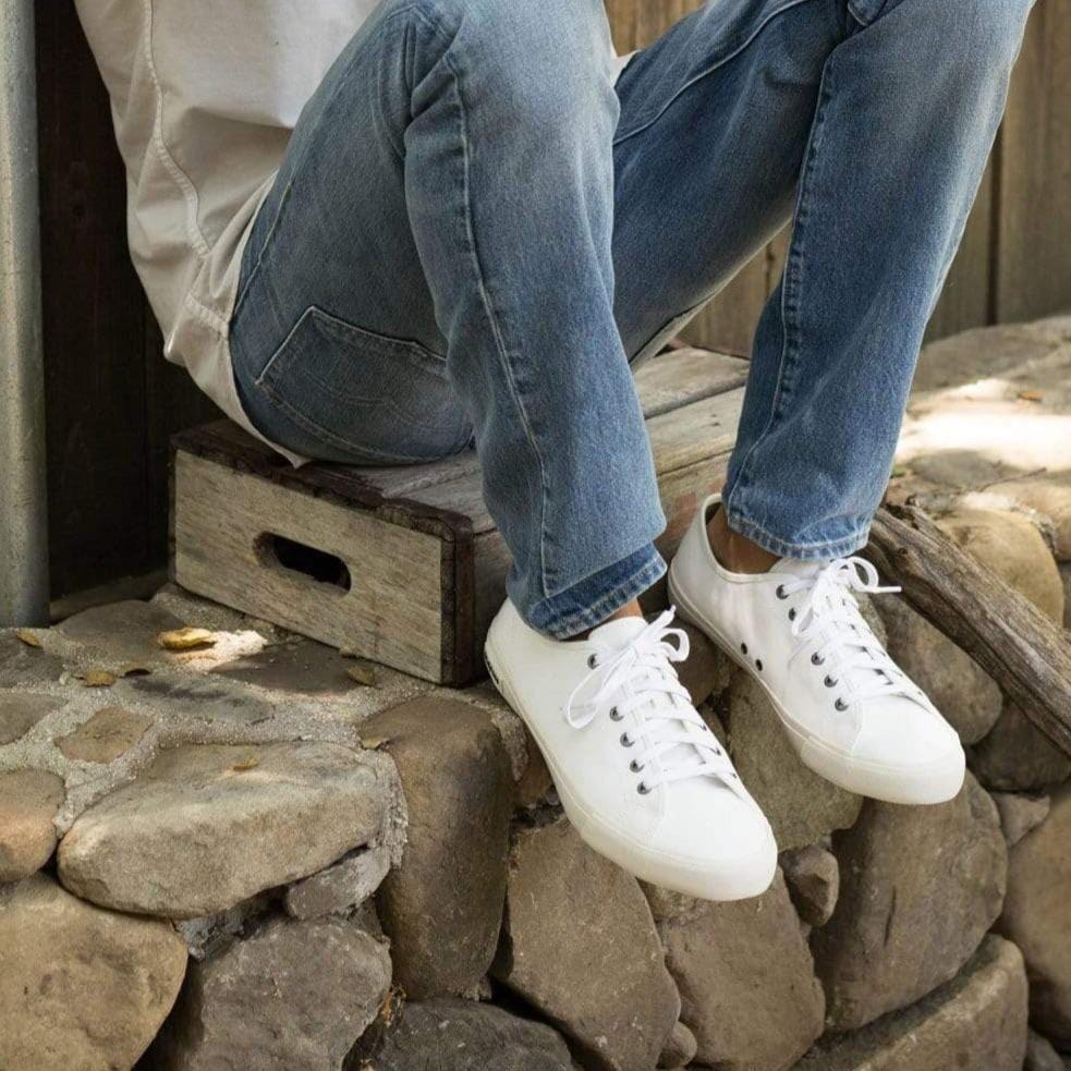 steve mcqueen white trainers