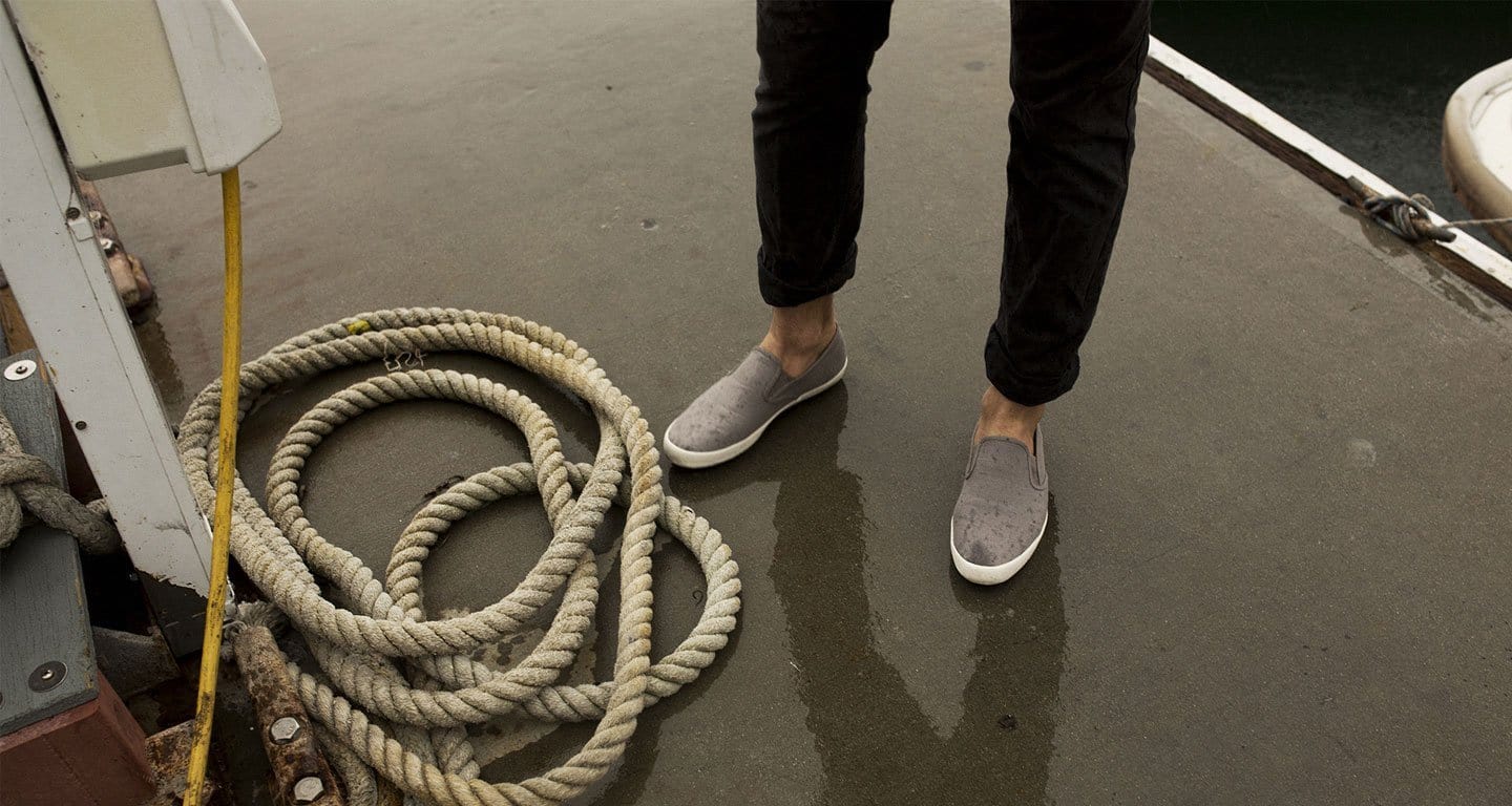 Grey Baja Slip On Classic | Mens Casual 