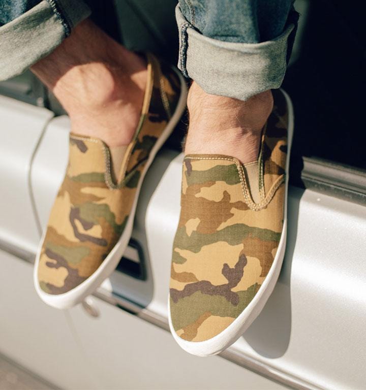 Ripstop Camo Baja Slip On | Mens Casual 