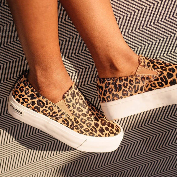 Leopard Baja Platform | Womens Casual Sneakers | SeaVees