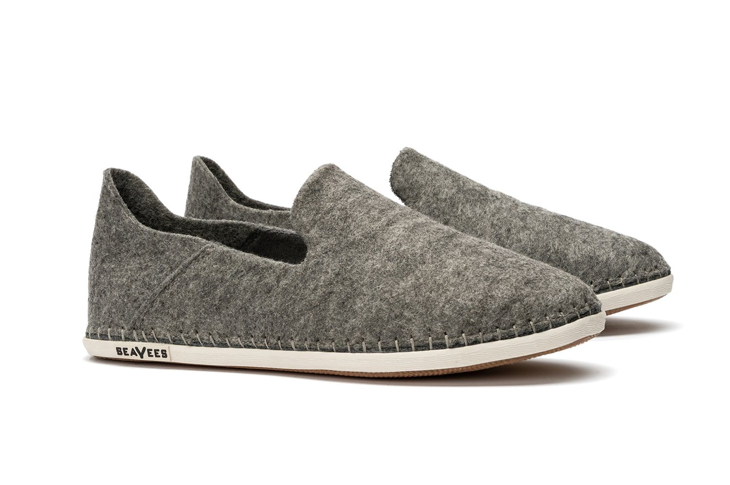 grey slip on slippers