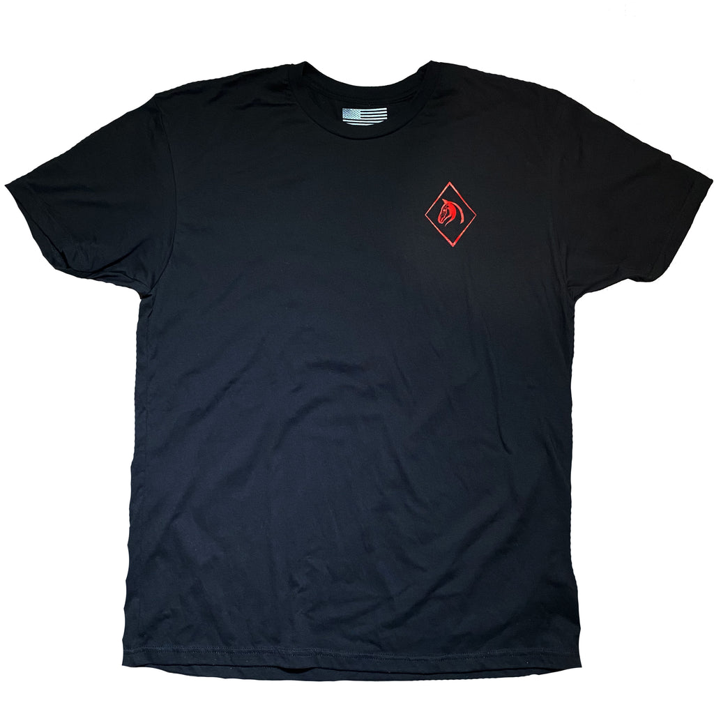 The DARKHORSE RED on BLK Pull Up. Pop Out. TEE – DARKHORSE LIONHEART ...