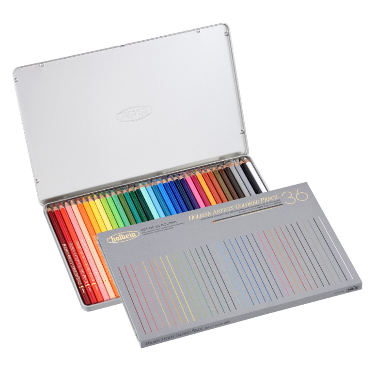 Holbein Artist colored pencils OP941, 100 colors, wooden box set – Art  Supplies Japan