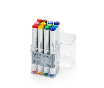 Copic Marker 12-Piece Sketch Basic Set : : Office Products