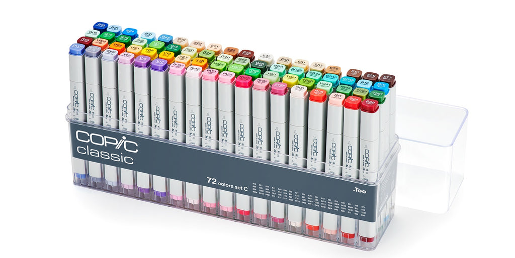 Copic Classic 72-Color Set A | Art Supplies Japan