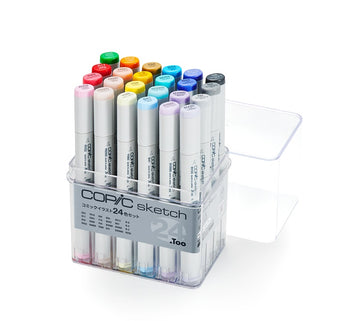 24-Piece Copic Sketch Markers with Case Set