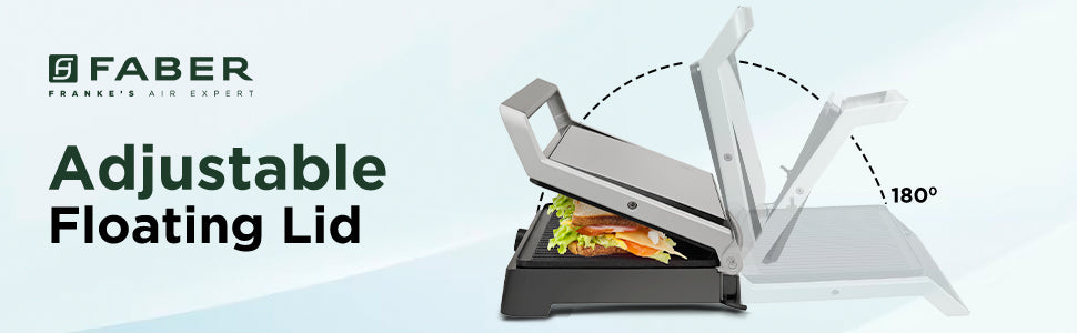 Buy Non-Sticky Grill Sandwich Maker Online only at Rs 1,450 only – Faber  India