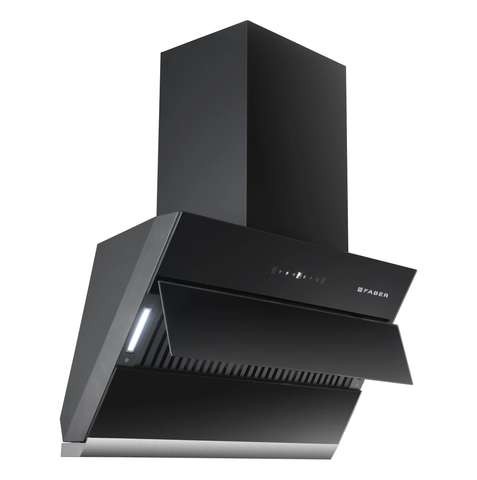 Hood Zenith FL SC AC BK 60cm Auto Clean Chimney