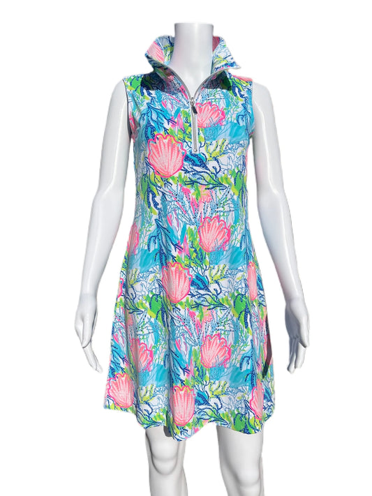 001- LuLu B Periwinkle Sleeveless Dress