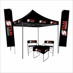 Branded gazebo, flags and banners Combo Deal 1