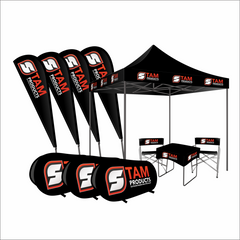 Branded gazebos, flags and banners Mega Deal Combo 1