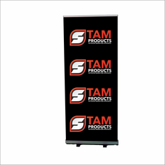 Branded rollup banner