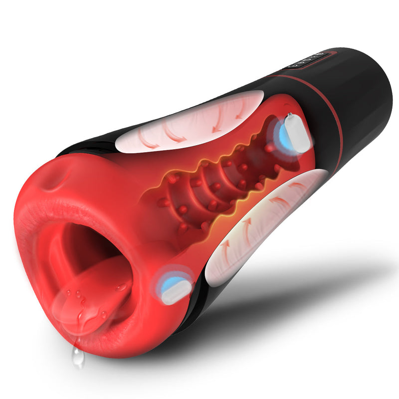 X V5 Spacecup 10 Frequencies Vibration 4 X Custom Inflatable Airbag Male Masturbator CUP