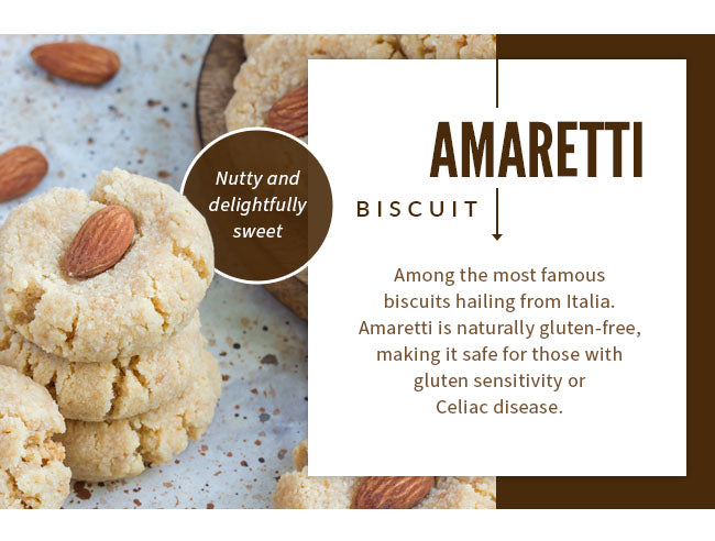 nutty sweet amaretti biscuit