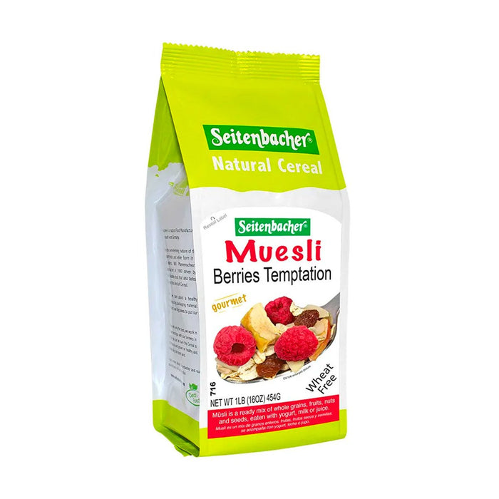 Seitenbacher Muesli Berries Temptation Cereal, 1 lb (454 g)