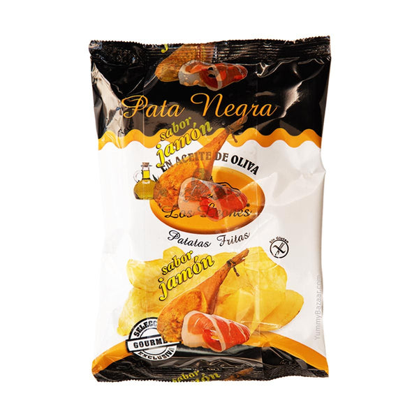 Los Leones Potato Chips with Spanish Jamon Ham,  oz (50 g)