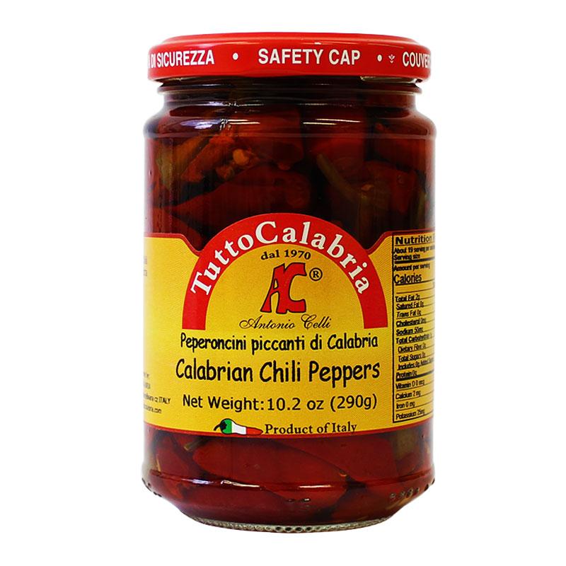 Tutto Calabria Hot Long Chili Peppers 10 2 Oz 290 G Yummy Bazaar