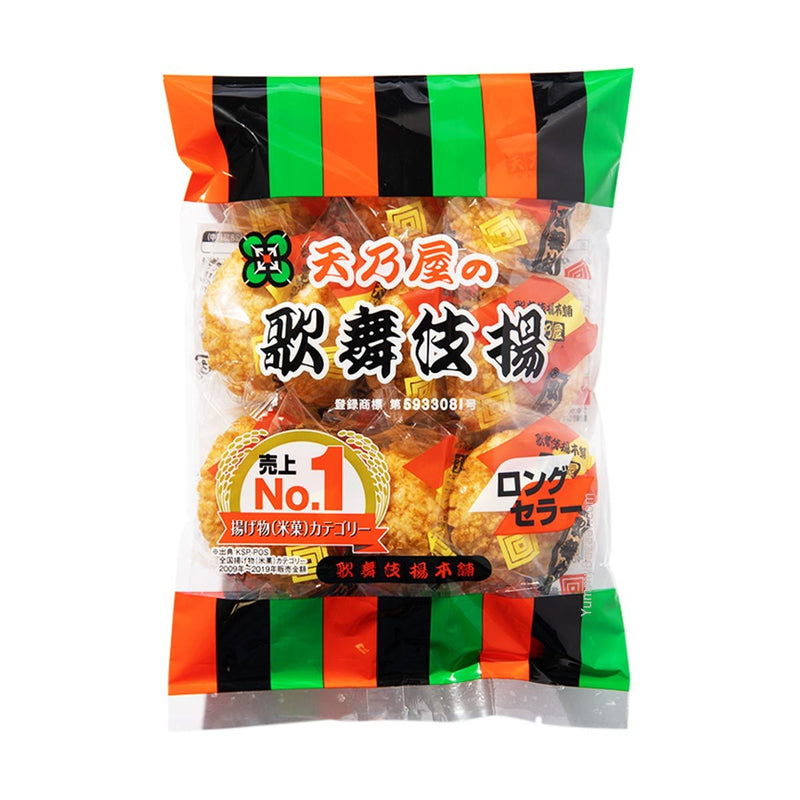 Amanoya Kabukiage Rice Crackers, Soy Sauce Flavor, 5.1 oz (144.5826 g)