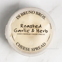 Aged Cheddar, Roasted Garlic and Herb Cheese Spread by Di Bruno Bros., 7.6 oz (216 g)