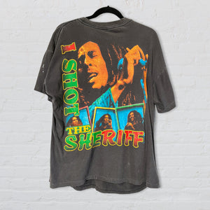 Vintage Bob Marley Rap Tees Vtg Band Tshirt, Men's Fashion, Tops
