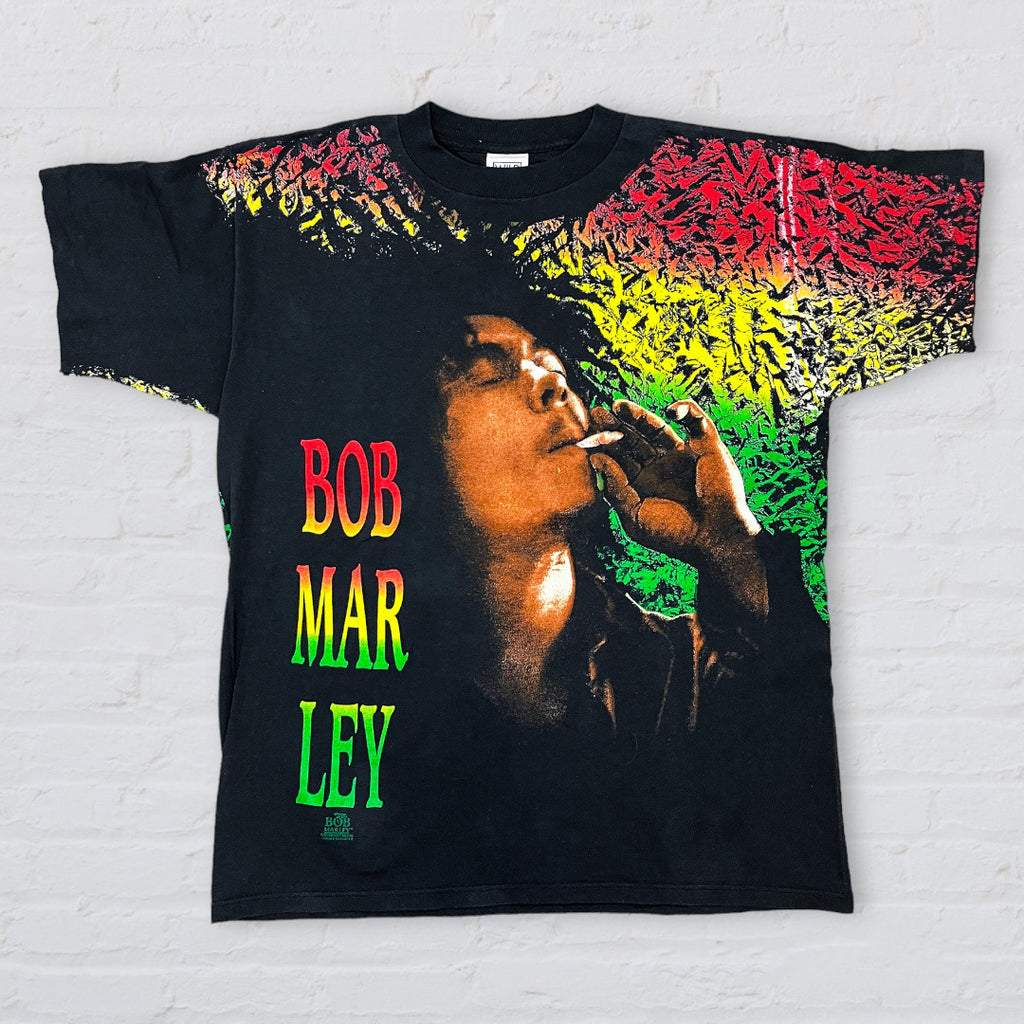 Vintage Bob Marley Rap Tee Shirt 1990s Coming In From The Cold 海外 即決 -  スキル、知識