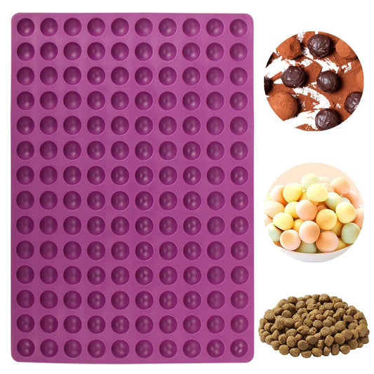 6 cell Semi Sphere / Half Round Silicone Mould - use for Chocolate Teacakes