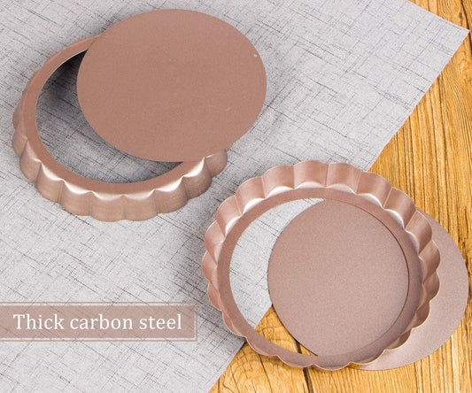 Webake wood tart tamper with Rolling pin for mini cheesecake pan