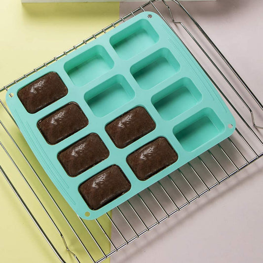 Webake 6 x 3 inch Rectangular Mini Loaf Pan (3 pcs)