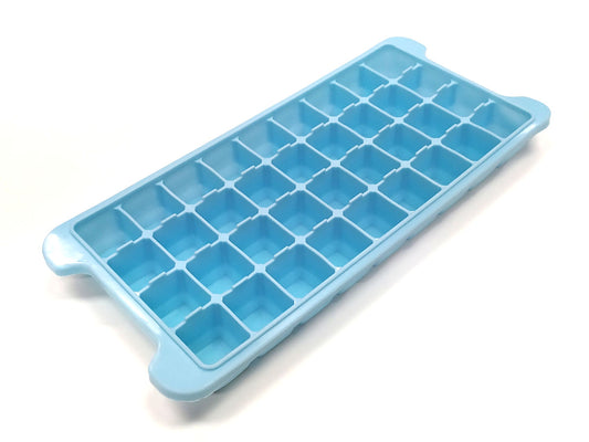 Webake 2 Inch blue square silicone whiskey ice cube tray mold,Pack of 2