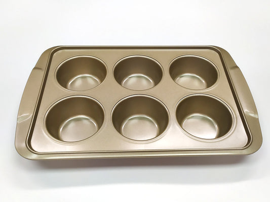 Thunder Group SLKMP024 24 Cup Muffin Pan, Non Stick, 0.4 mm