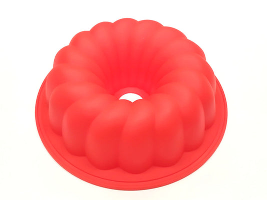 Silicone Bundt Cake Mould 9 Inch Non-stick Fluted Cake Pan Cake