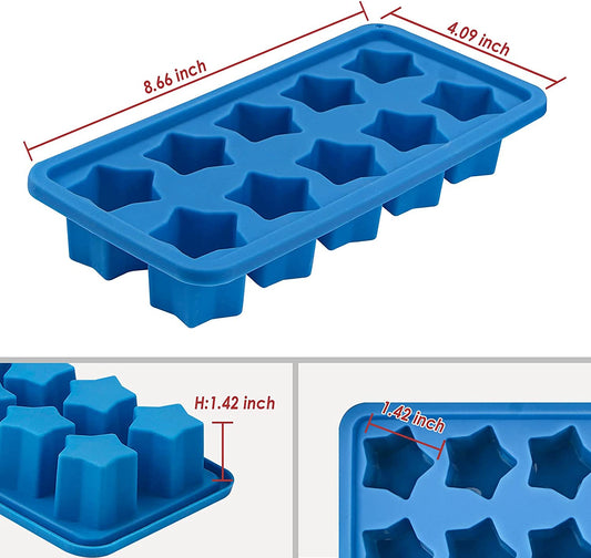 Webake Golf Ball Ice Molds with Lid & Funnel 6 Holes Round Sphere Ice