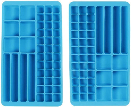 Webake silicone ice cube popsicle molds with 7 Ice pop sticks