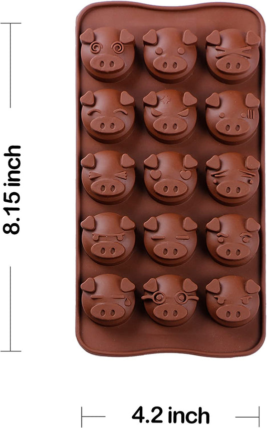 Webake Chocolate Molds Silicone Bar Mold for Granola Cereal Energy Bars,  4.5 Inch Long Rectangular For Baking, Butter, 8 Cavities