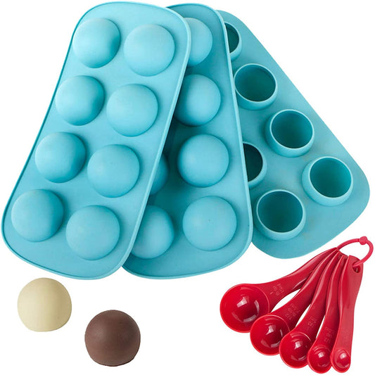  Candy Molds Silicone Chocolate Molds No-Stick Molds for  Baking,Fat Bombs,Caramels,Jello, Gummy,Truffles,Ice Cubes with Different  Shapes-Pack of 6 Make 90 Chocolates in One Go : Home & Kitchen