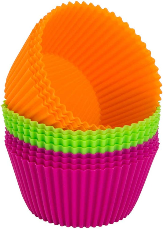 Webake silicone air fryer reusable 3.5 Inch mini cupcake mold,BPA free