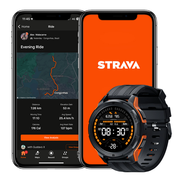 Rugged and Durable Smart Watch South Africa Connects to Strava