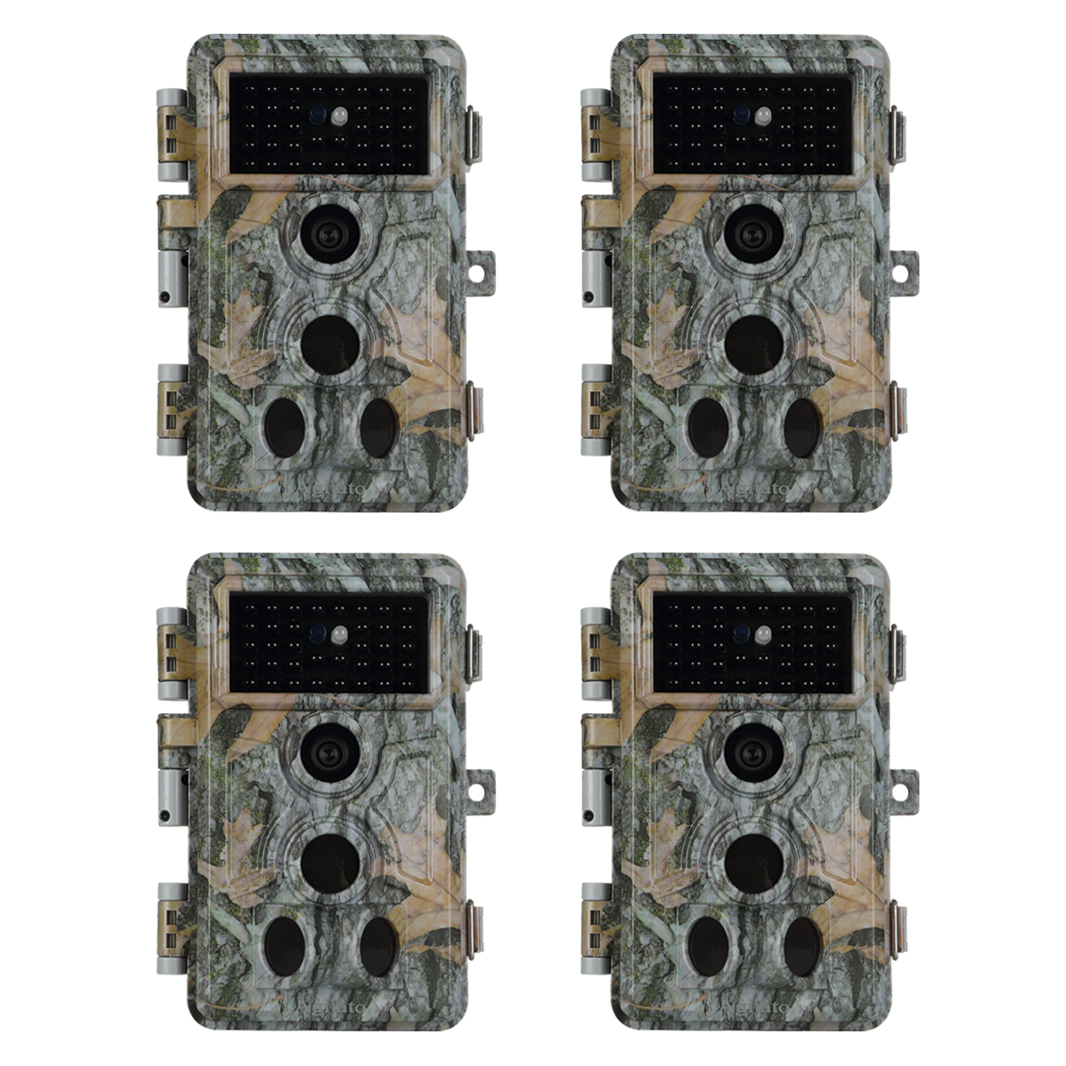 4-Pack Trail Hunting & Game Cameras Field Farm Cams 24MP 1296P Video 0.1s Fast Trigger Time Motion Activated Waterproof | A262 - Blazevideo Canada product image