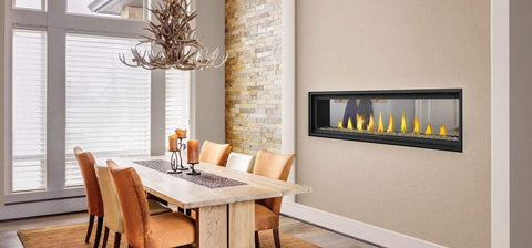 Napoleon Vector 62" See-Thru Direct Vent Fireplace LV62N2 | Flame Authority - Trusted Dealer