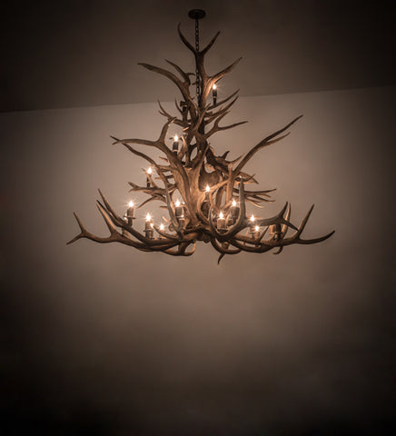 Meyda Lighting 72" Wide Antlers Elk 24 Light Chandelier 200433 | Chandelier Palace - Trusted Dealer