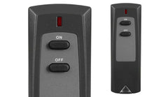 On/Off Remote and Receiver with White Wall Plate