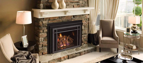 Direct Vent Gas Fireplace: Peterson Real Fyre 36" iSeries (IPI) Direct Vent Insert DVIT-36i