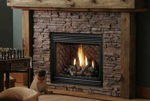 Direct Vent Gas Fireplace: Kingsman 36-inch Zero Clearance Direct Vent Fireplace - HBZDV3624
