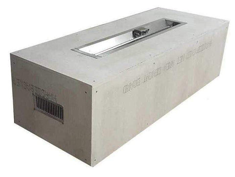 Fire Pits: HPC Fire 60 x 24" Unfinished Fire Pit Enclosure (U60X24/36CEK-NG/120VAC) | Flame Authority - Trusted Dealer