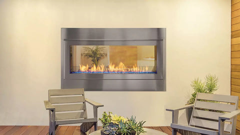 Best Fireplaces: Monessen 48" Artisan Vent Free See-Through Linear Fireplace AVFLST48NI