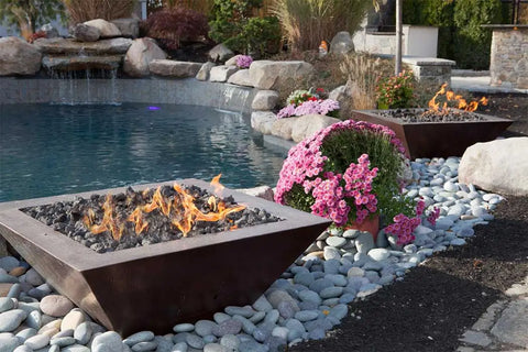 HPC Fire Sedona Hammered Copper Gas Fire Pit Bowl TOR-SEDO40W-EI | Flame Authority - Trusted Dealer