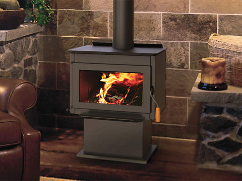 Best Wood Burning Fireplaces: Superior 21" Freestanding Wood Stove WXS2021WS-B | Flame Authority - Trusted Dealer