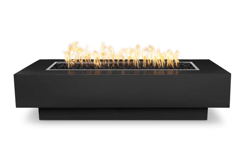 Fire Pits: The Outdoor Plus Coronado 48" Powder Coated Steel Flame Sense with Spark Igniter Rectangle Fire Table OPT-CORPC48FSEN | Flame Authority - Trusted Dealer