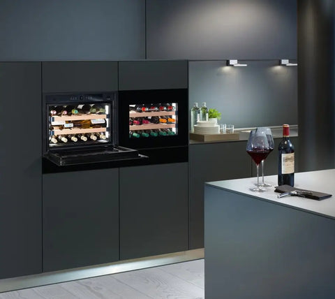 Liebherr Built-in Fully Integrated Black Glass Wine Cabinet HWGB 1803 - Liebherr | Wine Coolers Empire - Trusted Dealer